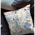 thumbnail image 3 of 26" Everest Peacock Broadcloth Blown and Closed Pillow in Multi-Color Fabric, 3 of 5