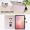 thumbnail image 4 of for Samsung Galaxy Tab S11 11 inch Case, Rhombus Pattern Multiple Viewing Angles Stand Slim Folio Cover (Rose Gold), 4 of 6