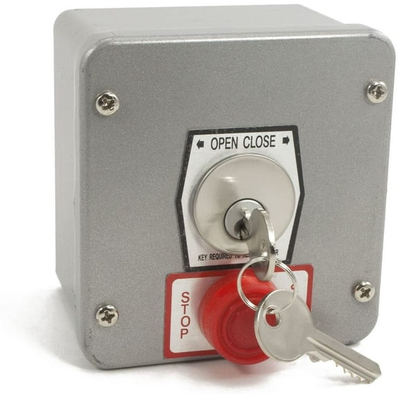 MMTC 1KXS Nema 4 Exterior Tamperproof Open-Close Key Switch With Stop Button Surface Mount, MMTC 1KXS By Brand MMTC