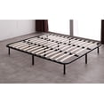 thumbnail image 4 of Patas de cama de metal ajustables para muebles retráctiles Patas de soporte de cama resistentes retráctiles negras con piezas (20-35 cm), 4 of 5