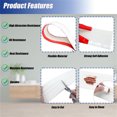 thumbnail image 3 of Pure White Paintable Baseboard Trim,1 Roll Flexible Baseboard Molding Trim,Easy to Peel Soft Foam Wall Base,Self-Adhesive Wall Baseboard Trim,Caulk and Trim Strips for Floor (White), 3 of 8