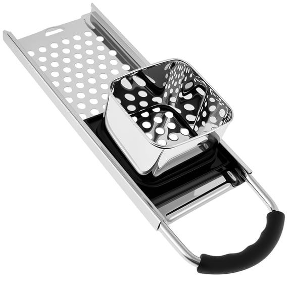 Spaetzle Maker, Detachable Stainless Steel German Noodle Press with Heat-Resistant Handle