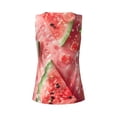 thumbnail image 5 of Lsque Refreshing Watermelon Slices Printed Workout Tank Tops for Women, Athletic Sports Tank Tops, Compression Sleeveless Dry Fit Shirts,Sleeveless Yoga Shirt-Medium, 5 of 9