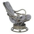 thumbnail image 3 of OSP Home Furnishings Tahiti Rattan Swivel Rocker Chair in Grey Fabric with Grey Frame, 3 of 10