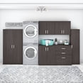 thumbnail image 4 of Universal 6 Piece Laundry Room Storage Set in Storm Gray - Engineered Wood, 4 of 4