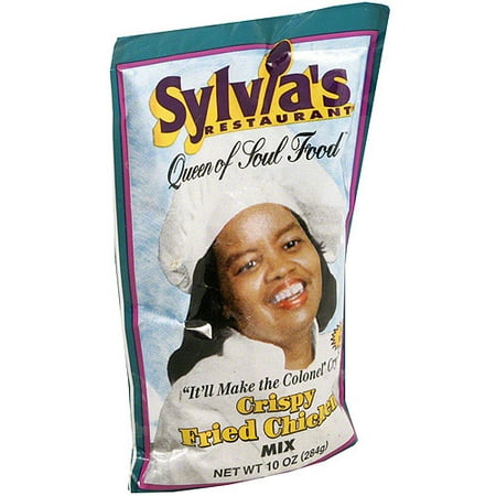 Sylvia's Restaurant Crispy Fried Chicken Mix, 10 oz (Pack of