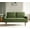 Green, variant on Xukmct 2 Seater Loveseat Sofa with Wood Legs, Upholstered Velvet Sofa Couch Living Room, Home, Apartment, Office, Gray