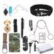 thumbnail image 3 of Kit de herramientas de supervivencia para equipos al aire libre, caja de suministros de emergencia SOS multifunción para campo, 16 Uds., 3 of 8