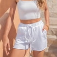 thumbnail image 2 of Casual Short Pants Athletic Shorts Elastic Waist Workout Shorts with Pockets, 2 of 6