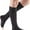 Ebony, variant on mediven comfort for Men & Women, 20-30 mmHg Calf High Open Toe Compression Stockings, Natural, I-Petite