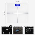 thumbnail image 3 of Body Weight Bathroom Scale with Step-On Technology, 396 Lb, Body Tape Measure Included, Silver, 3 of 7