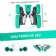 thumbnail image 2 of Coche De 4wd 2.4ghz Acrobacia Con Luz Y Música Para Niños Verde Agua, 2 of 5