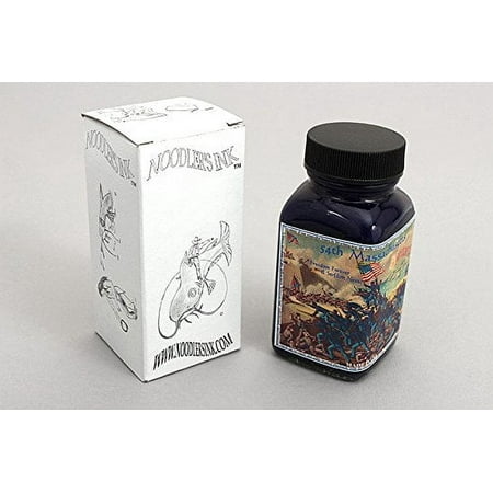 Noodler's Ink Fountain Pen Bottled Ink, 3oz, Bulletproof 54th Massachusetts