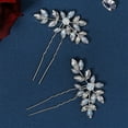 thumbnail image 2 of Toyvian 1 Pair U-Shaped Hair Forks for Women, Decorative Rhinestone Hairpins, Hair Accessories, 2 of 7