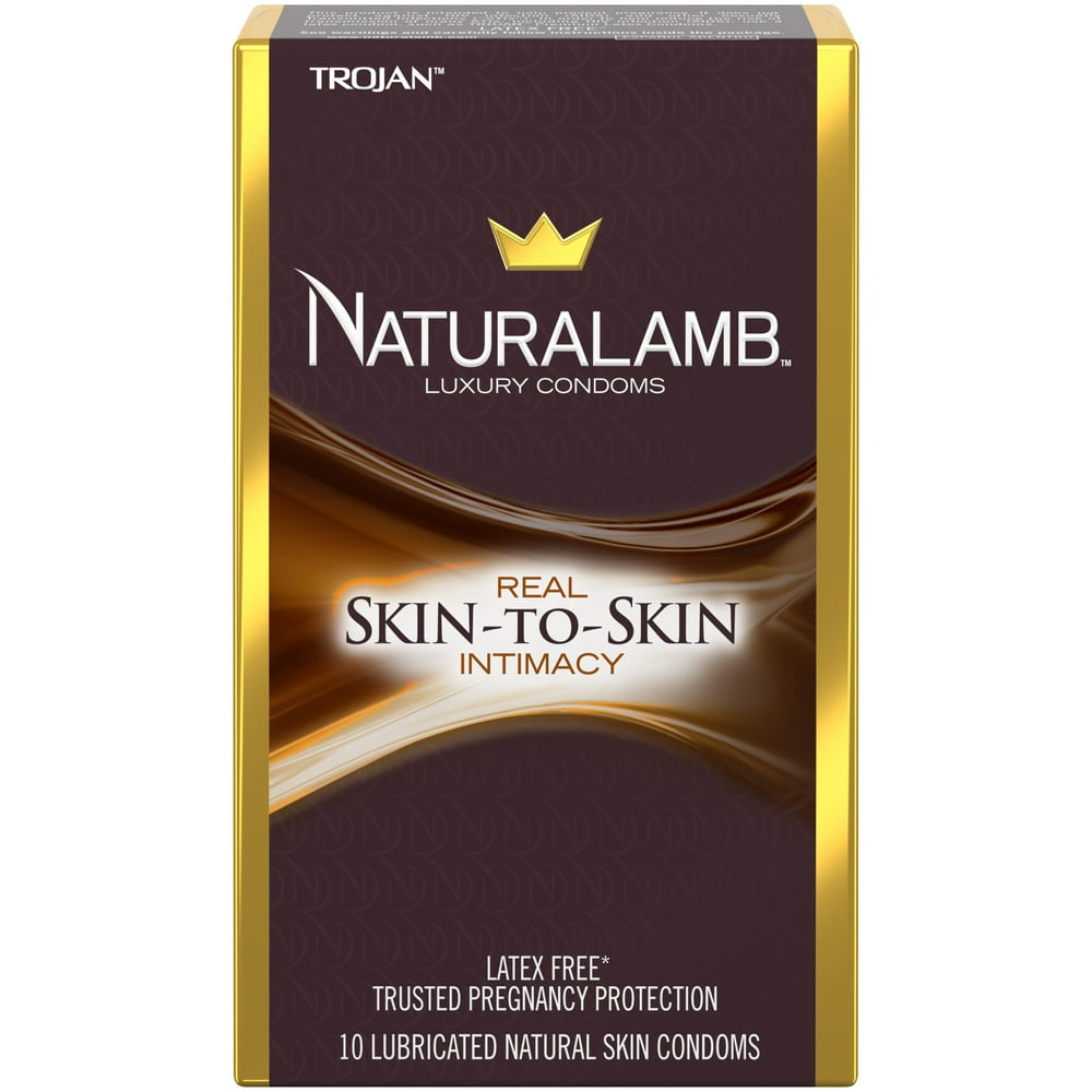 TROJAN NaturaLamb Luxury LatexFree Condoms, 10 Count