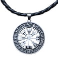 thumbnail image 1 of Coll nórdico Coll Coll de de el de Navidad Hombres PU antigua Zulema Collar vikingo, 1 of 6