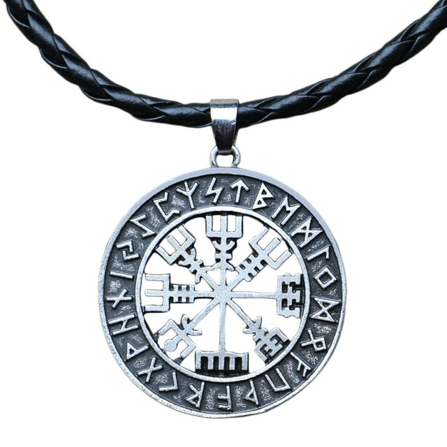 Coll nórdico Coll Coll de de el de Navidad Hombres PU antigua Zulema Collar vikingo