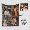 thumbnail image 3 of Customized Couples Blanket. Custom Photo Blankets Wedding Gifts for Couple, Valentines Gift. Blankets with Pictures Customized. (Couple Blanket 6, 50x60) Blankets, 3 of 5