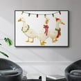 thumbnail image 2 of Merry Quackmas Collection A - Framed Gallery Wrapped Holiday Canvas - 25 x 37 - Black Frame, 2 of 9