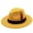 Yellow, variant on Mens Fedora Hats Classic Wide Brim Fedora Hat for Women Men Dress Hats Panama Hat with Band