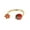 A, variant on Ladybugs Adjustable Open Ring Vibrant Enamel Detailing Copper Fashion Accessory