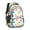 Colorful Dinosaurs DiverseSilhouettes, variant on Colorful Cartoon Dinosaurs with ColorBlocks Cute School Backpack Bag with Padded Back and Adjustable Shoulder Straps 16.9 X 12.6 X 5.9 Inches
