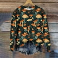 thumbnail image 1 of Xuyuer Womens Casual Fashion Sweatshirts Loose Pullover Sweatshirt Long Sleeve Crewneck Tops, 1 of 5