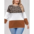 thumbnail image 6 of Weardear Plus Size Sweaters for Women Long Sleeve Crew Neck Fall Pullover Sweater, 6 of 6