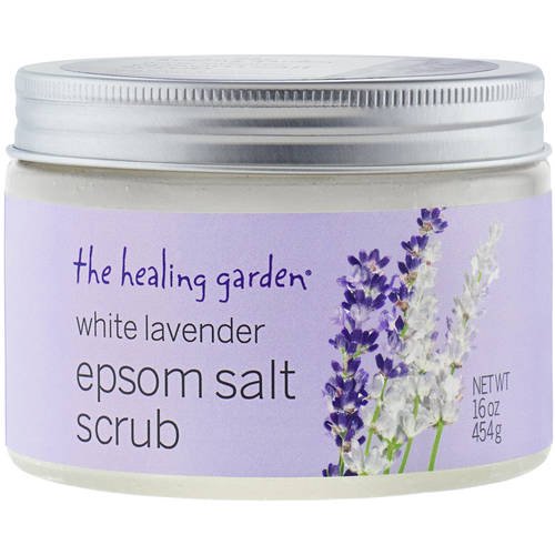The Healing Garden White Lavender Epsom Salt Scrub, 16 oz. Walmart