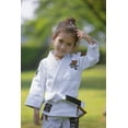 thumbnail image 6 of FLUORY Kids Youth Childrens All Around Brazilian Jiu Jitsu BJJ Gi Animal Bears Embroidery no Belt, 6 of 9