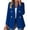 Blue, variant on Womens Casual Blazer Jacket,Gold Button Long Sleeve Work 0ffice Blazer,Lapel Open Front Jacket,Light Blue Women's S-XXXL
