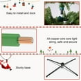 thumbnail image 4 of GAZEBETER 7.5ft Christmas Tree, Pre-lit Artificial Christmas Tree W/3398 PE & PVC Mixed Branch Tips, 500 LED Lights & 9 Lighting Modes, Stand for Home, Office, Party, Commercial, 4 of 9