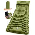 thumbnail image 1 of Colchoneta inflable para camping HAWAJOK de 10 cm con almohada, color verde oliva, 1 of 7