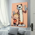 thumbnail image 3 of Calvin And Hobbes Wall Hanging Painting Wall Art Canvas Paintings Posters Home Decorations 20x30inch(50x75cm), 3 of 8