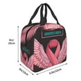 thumbnail image 3 of Disketp Ribbon With Angel Wings Bolsa Térmica para Almuerzo para Hombre y Mujer, Ideal para Trabajo, Senderismo y Picnic, 3 of 8