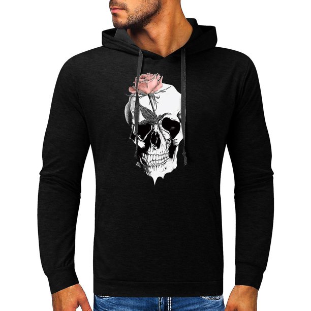 Otoño e invierno suéter con capucha de los hombres suéter suelto de moda