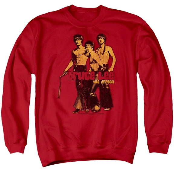 Bruce Lee - Nunchucks - Crewneck Sweatshirt - Small