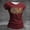 A1000_Red, variant on Vetsdori Women's Summer T Shirts 4th of July Red White and Blue Pullover Independence Day Red White and Blue American Fashion , Crew Neck Casual Tops for Junior Short Sleeve