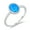 Blue Simulated Opal, variant on Light Blue Simulated Opal Oval Classic Ring Sterling Silver Size 6