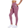 thumbnail image 4 of Cadmus High Waist Yoga Pants with Pockets, Lycra Soft Running Workout Leggings for Women 4 Way Stretch, 4 of 10