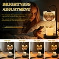 thumbnail image 4 of Candle Warmer Lamp with Timer, Highland Cow Farmhouse Cow Country Sunflower Decor Non-slip Wireless Remote Control Wax Melts Warmer with 4 Bulbs for Home Office Dorm, Birthday Gifts for Women, 4 of 7