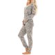 thumbnail image 5 of Gibobby Sudaderas de Forro Polar y Pantalones Conjuntos Estampado de Ocio Mujer 2 piezas Chándal Usar pantalones Traje de salón Usar Trajes y conjuntos de muj(Gris,CH), 5 of 5