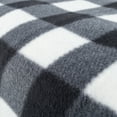 thumbnail image 4 of Stalwart Electric Car Blanket Heated 12V Polar Fleece Travel Throw for Truck and RV, Black and White, 4 of 6