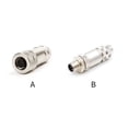 thumbnail image 3 of Riwesomey Conector de aviación IP67 Conectores de panel de tráfico ferroviario de 4 pines a prueba de agua Herramientas eléctricas Homme, 3 of 6