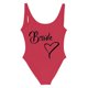 thumbnail image 3 of Bikini Mujer Traje de Baño Traje de Baño de Moda Para Mujer, Con Estampado de Letras, Bikini Sexy, Traje de Baño Sin Mangas, Sin Espalda, Ropa de Playa de Verano, Trajes de Baño 1038, 3 of 3