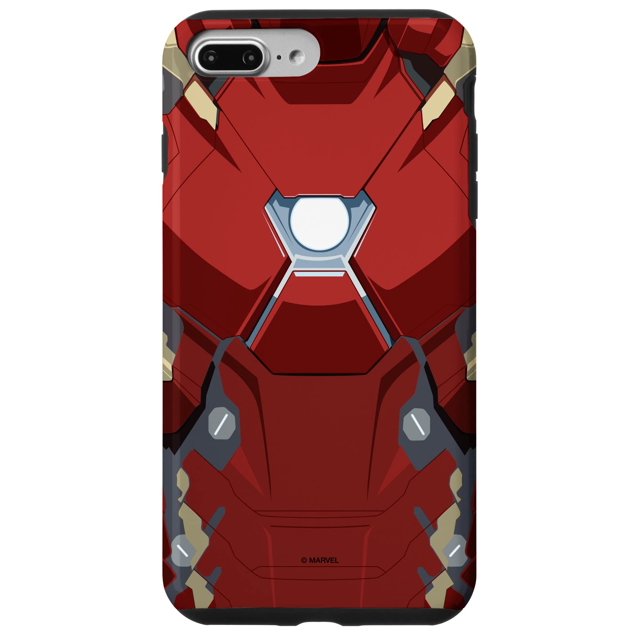 Funda para teléfono Marvel Iron Man Tony Stark Armor para iPhone 7 Plus