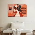 thumbnail image 2 of Elephant Stock Fierce Brave Strong Woman Wall Art - Horizontal Canvas Wall Art - Lobby Wall Decor - Advocacy Art Canvas - Red And Black Decor - 39" x 26", 2 of 8