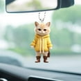thumbnail image 2 of Nuboxa Car ornaments cute cat pendant car rearview mirror home USA decoration, 2 of 9