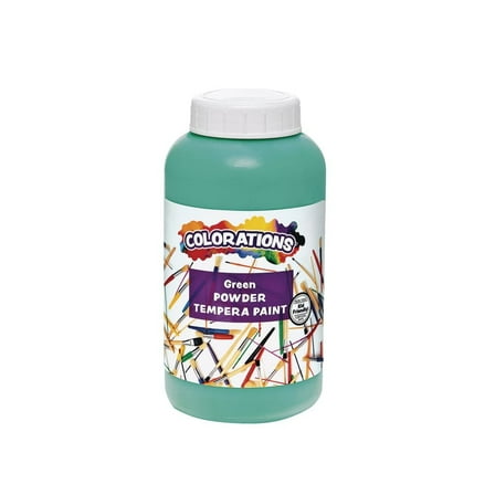 Colorations Powder Tempera, Green - 1 lb.