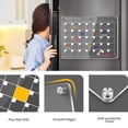 thumbnail image 3 of Clear Acrylic Magnetic Fridge Calendar - Sleek Dry Erase Board & Chore Chart for Fridge, 2 in1 Monthly Calendar Perfect Family Organizer, Includes 5 High-Contrast Markers, 3 of 7